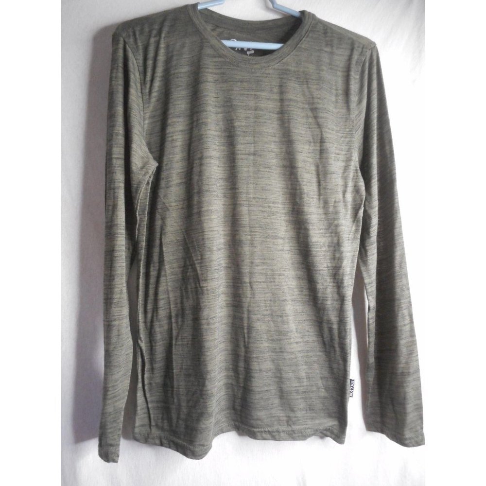 Green Black Bklyn Cloth Long sleeve Tshirt Top